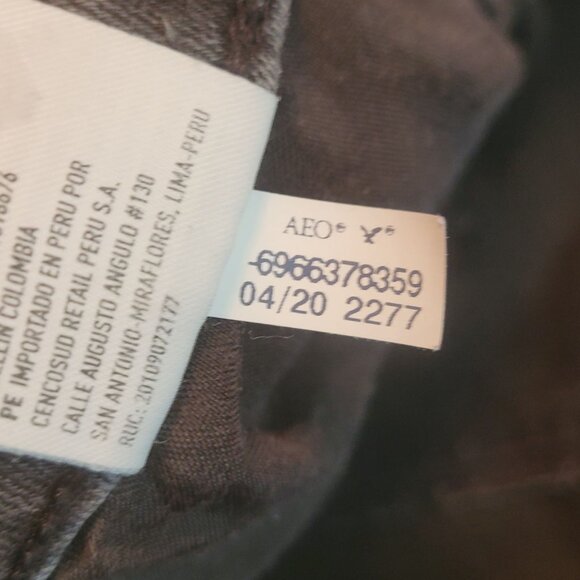 American Eagle Jeans 14 L Jeggings Curvy Highest Rise Next Level Stretch - Picture 7 of 11